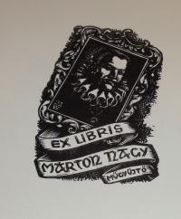 Várkonyi Károly: Ex libris Márton Nagy műgyűjtő