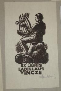 Várkonyi Károly: Ex libris Ladislaus Vincze