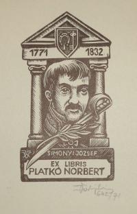 Várkonyi Károly: Ex libris Platkó Norbert