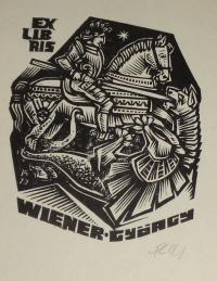 Fery Antal: Ex libris Wiener györgy