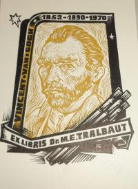 Fery Antal: Ex libris Dr. M.E. Tralbaut