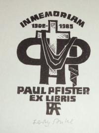 Fery Antal: Ex libris Paul Pfister