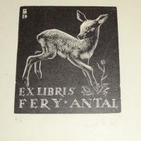 Fery Antal: Ex libris Fery Antal