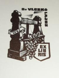 Fery Antal: Ex libris Dr. Vlcskó Lajos