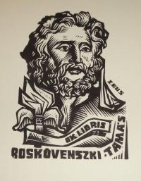 Fery Antal: Ex libris Roskovenszki Tamás