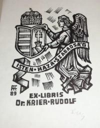 Fery Antal: Ex libris Dr. Kaier Rudolf