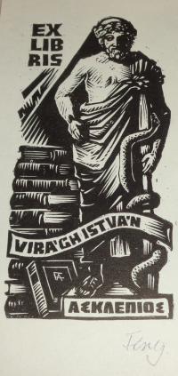 Fery Antal: Ex libris Virágh István