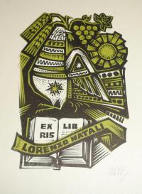 Fery Antal: Ex libris Lorenzo Natali