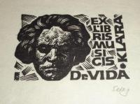 Fery Antal: Ex libris Dr. Vida Klára