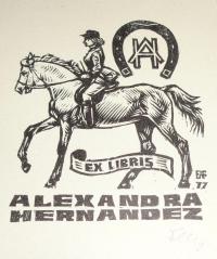 Fery Antal: Ex libris Alexandra Hernandez