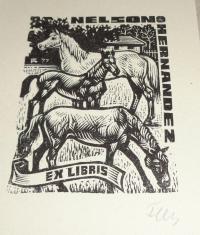 Fery Antal: Ex libris Nelson Hernandez