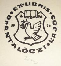 Fery Antal: Ex libris Dr. Antalóczy Lajos