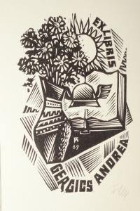 Fery Antal: Ex libris Gergics Andrea