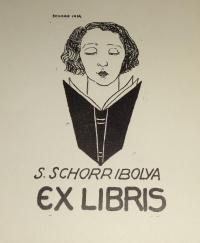 Schorr Tibor: Ex libris S. Schorr Ibolya