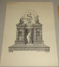 Henry André (1857-1932): Ex libris Dr. Med. W. Kuhnemann