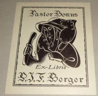 Schepers: EX-LIBRIS --PASTOR BORUS - P.J.F. BERGER