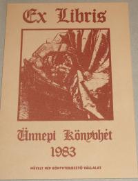 Ex libris Ünnepi Könyvhét 1983 (Művelt Nép)