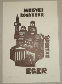 Kopasz Márta: Ex libris Megyei könyvtár Eger