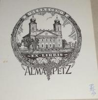 Petry Béla: Ex libris Alma Petz