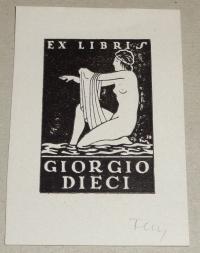 Fery Antal: Ex libris Giorgio Dieci