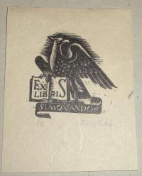 Fery Antal: Ex libris Simon Andor