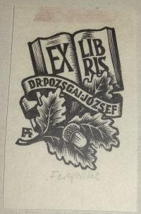 Fery Antal: Ex libris Dr. Pozsgai József