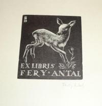 Fery Antal: Ex libris Fery Antal. 3. könyjegye