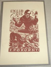 Fery Antal: Ex libris Dr. F. Pokorny