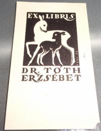 Fery Antal: Ex libris Dr. Tóth Erzsébet