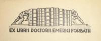 Ex libris doctoris Emerici Forbáth