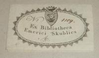 Ex bibliotheca Emerici Skublics