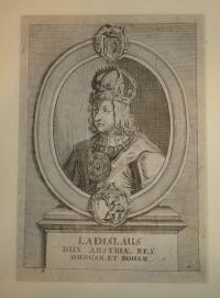 Ladislaus dux Austriae, rex Hungar et Bohem. (V. László)