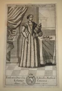 Hoffmann, Johann Jacob - Hermundt, Jacob: Eudoxia Ducissa Estensis. (Este) Esterházy Mátyás felesége