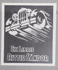 Ex libris Ritter Sándor