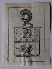 Ismeretlen ex libris. Unknown sign