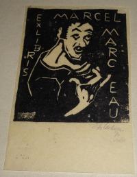 Ex libris Marcel Marceau