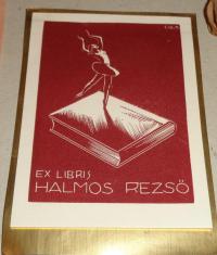 Gáborjáni Szabó, Kálmán (1897 - 1955): Ex libris - Halmos Rezső