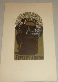 Diskay Lenke: Ex libris Dr. Semsey Andor
