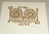 Diskay Lenke: Ex libris Diana & Louis Saive