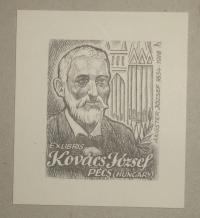 Kertes-Kollmann Jenő: Ex liobris Kovács József. Pécs
