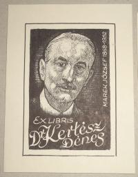 Kertes-Kollmann Jenő: Ex libris Dr. Kertész Dénes