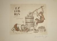 Nechánszky József (1936- ): Ex libris Lippóczy Norbert