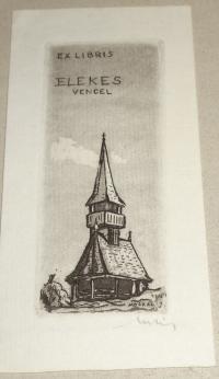 Moskál, Tibor (1930 - 2014): Ex libris Elekes Vencel
