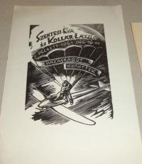 Menyhárt József (1901-1976): Szentesi Éva és Kollár István Pécsett 1961 dec. 16-án házasságot kötöttek