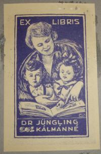 Nikelszky Géza: Ex libris Jüngling Kálmánné