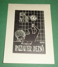 Bartos László (1902-1943): Ex libris Patzauer Dezső