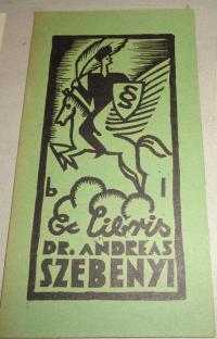 Bartos László (1902-1943): Ex libris Dr. Andreas Szebenyi
