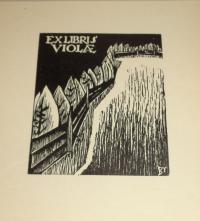 Buday György: Ex libris Violae