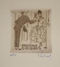 Weiss Antal (1886 - 1963): Prosit 1920
