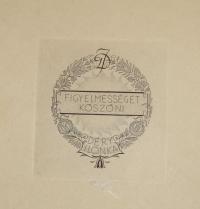 Woyty-Wimmer, Hubert 1901-1972: Figyelmességét köszönöm. Déry Ilonka